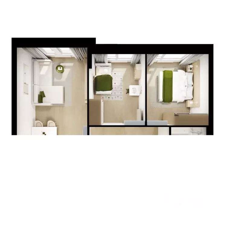 2-к кв. Московская область, Котельники Парковый мкр, Белая Дача Парк ... - Фото 1