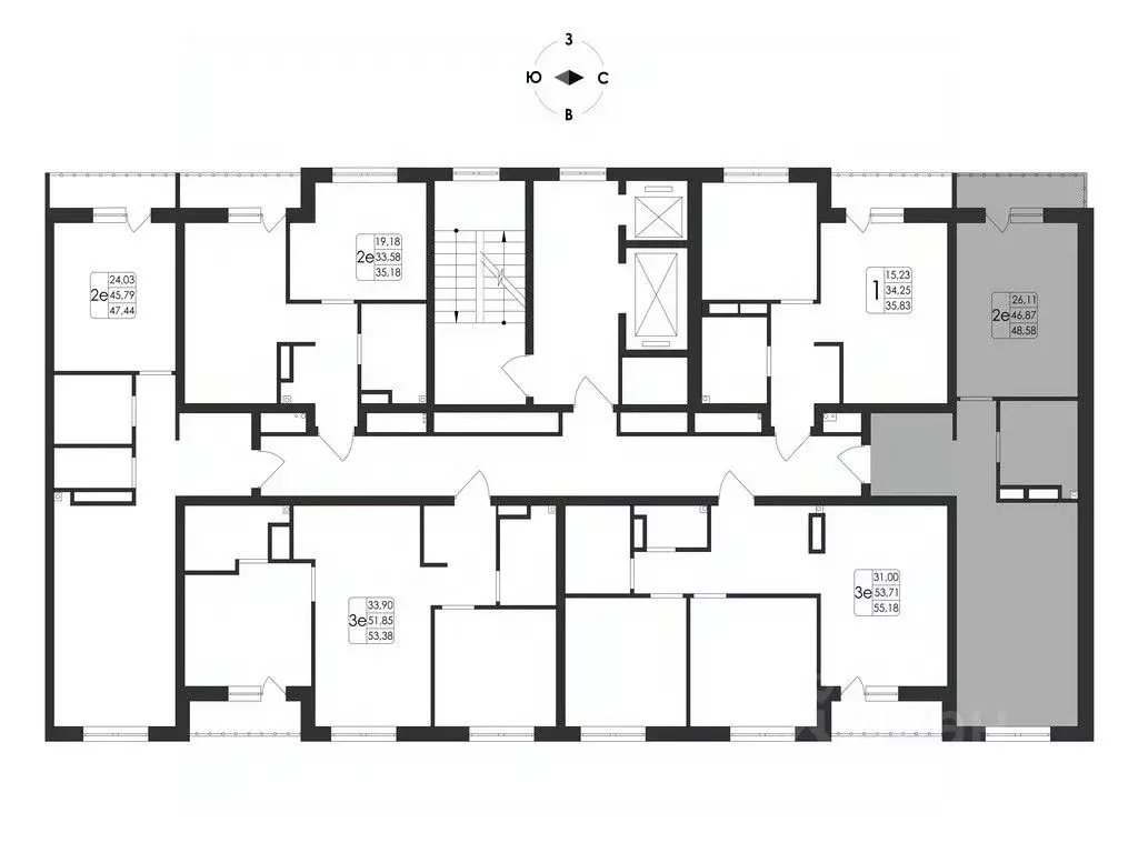 2-к кв. Воронежская область, Воронеж Первое Мая мкр, Май жилой ... - Фото 2