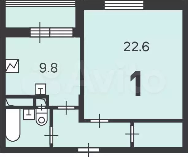 Аукцион: 1-к. квартира, 44,1 м, 2/16 эт. - Фото 0