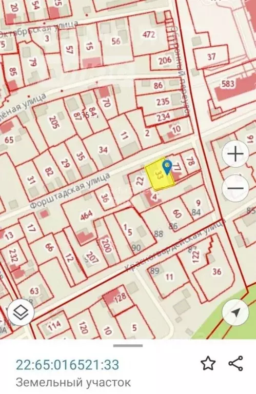 Участок в Алтайский край, Бийск Форштадская ул., 33 (5.44 сот.) - Фото 2