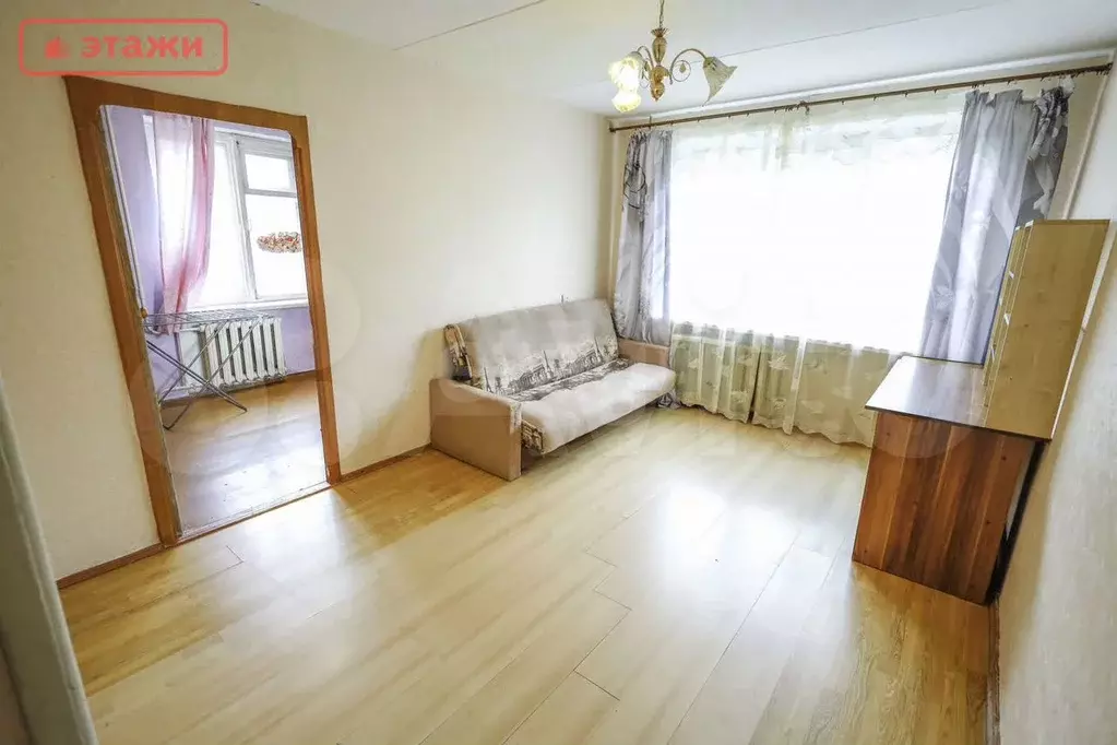 3-к. квартира, 54 м, 2/5 эт. - Фото 1