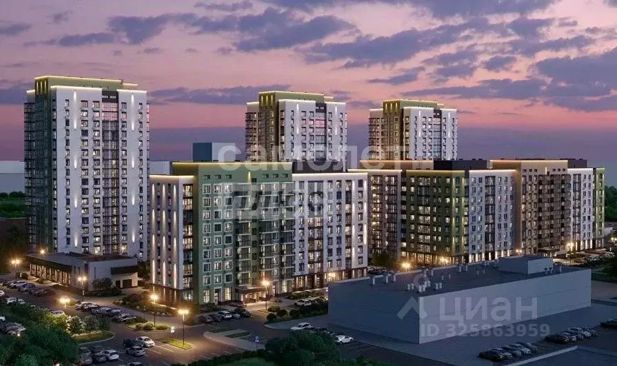 1-к кв. Омская область, Омск ул. Завертяева, 1/1 (41.15 м) - Фото 2