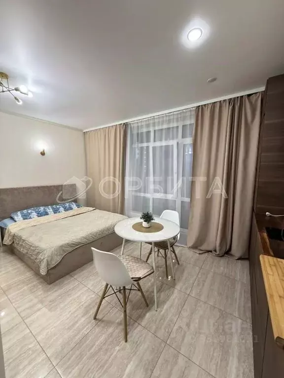 Студия Тюменская область, Тюмень ул. Тимофея Чаркова, 81к2 (28.9 м) - Фото 2