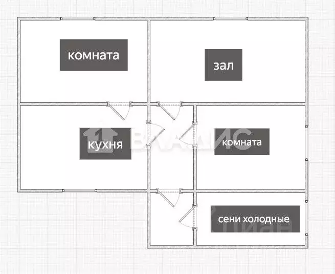3-к кв. Пензенская область, Колышлейский район, Телегинский сельсовет, ... - Фото 1