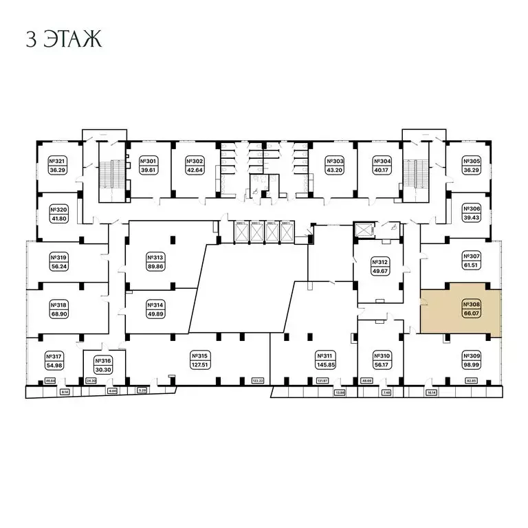 Офис (66.07 м) - Фото 2