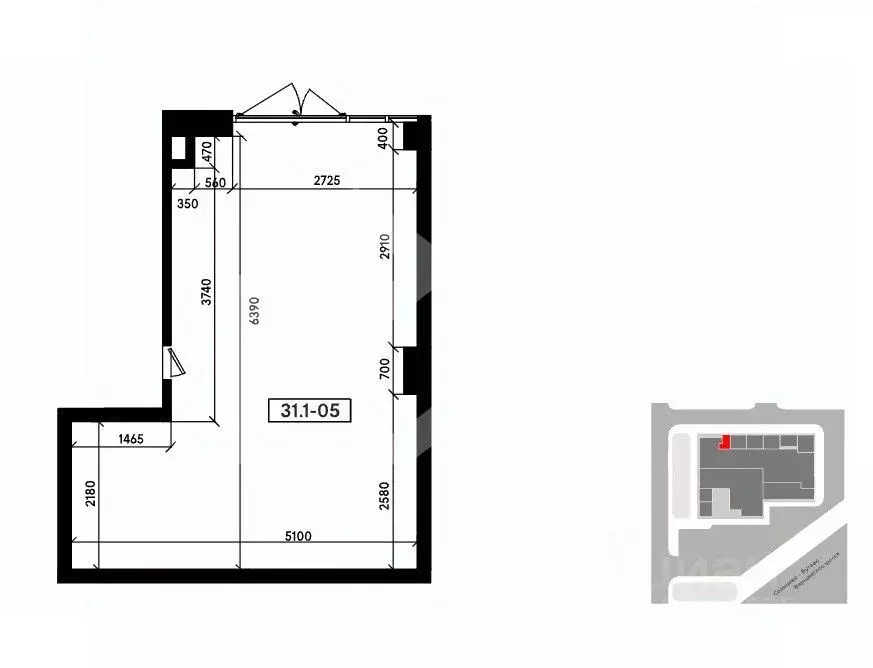Торговая площадь в Москва № 173 кв-л,  (27 м) - Фото 2