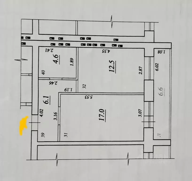 1-к кв. Самарская область, Самара ул. Шверника, 15 (41.0 м) - Фото 1