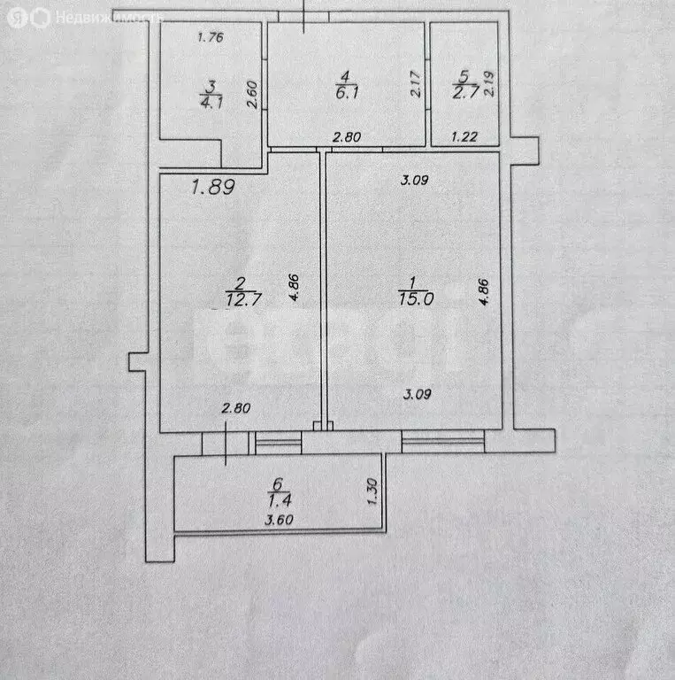 1-комнатная квартира: Казань, улица Сибгата Хакима, 60 (44.6 м) - Фото 0