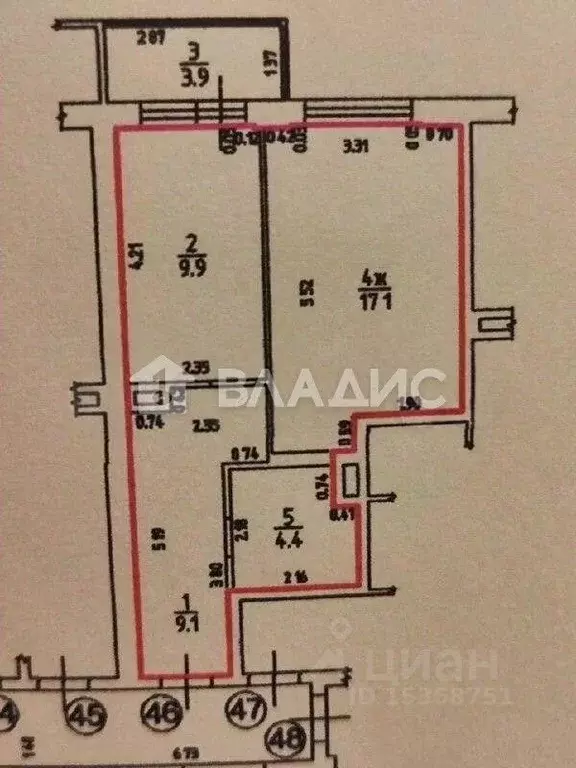 1-к кв. Калининградская область, Калининград Елизаветинская ул., 9 ... - Фото 2