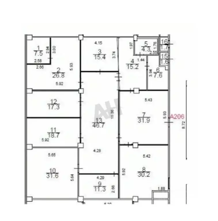 Офис в Москва Верейская ул., 29С134 (265 м) - Фото 2