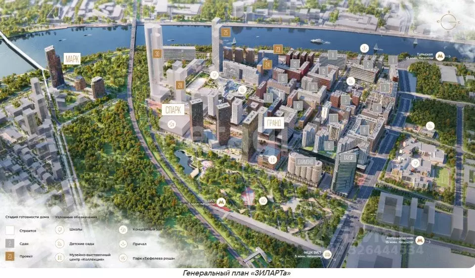 2-к кв. Москва Автозаводская ул., вл23 (57.9 м) - Фото 1