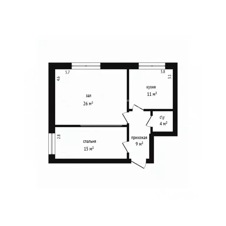 2-к кв. Дагестан, Дагестанские Огни ул. Николаева, 10А (70.0 м) - Фото 2