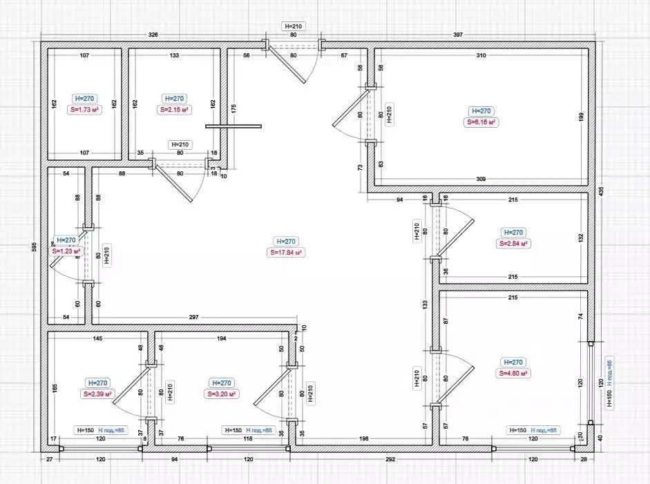 4-к кв. Ингушетия, Магас просп. Идриса Зязикова (155.5 м) - Фото 2