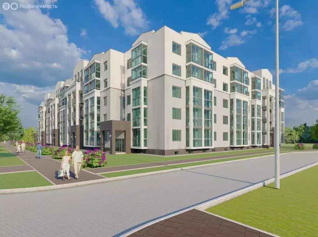 2-комнатная квартира: Пионерский, Октябрьская улица, 12А (63.22 м) - Фото 1