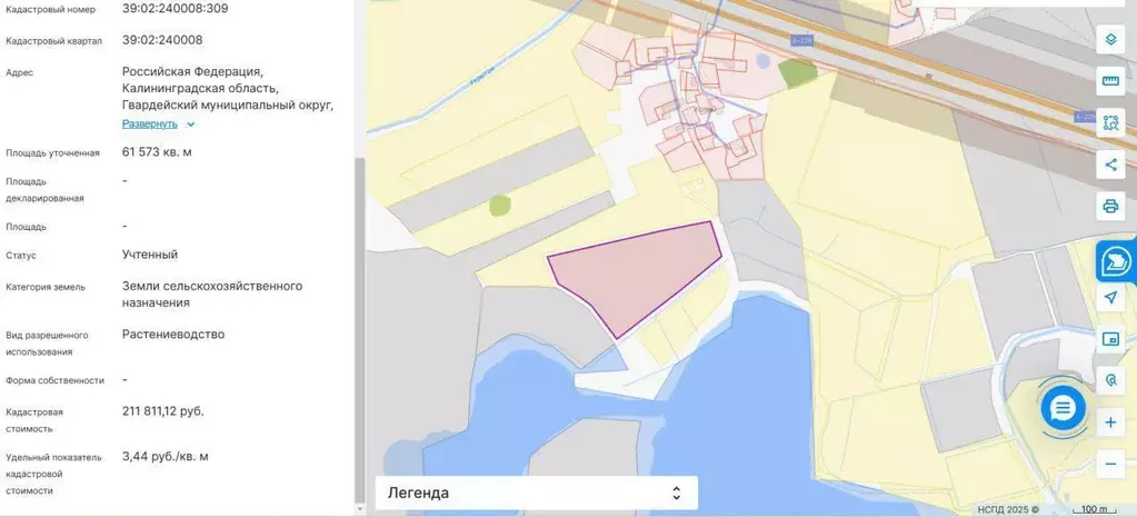 Участок в Калининградская область, Гвардейский муниципальный округ  ... - Фото 1
