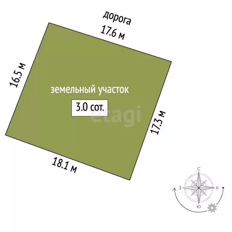 Участок в Крым, Белогорск ул. Нагорная, 14 (2.98 сот.) - Фото 2