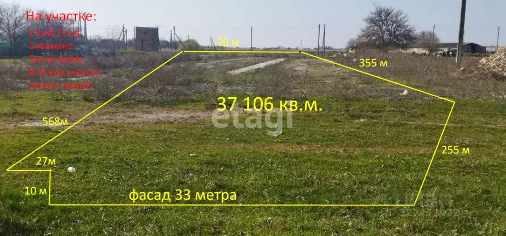 Участок в Краснодарский край, Славянский район, Петровское с/пос, ... - Фото 1