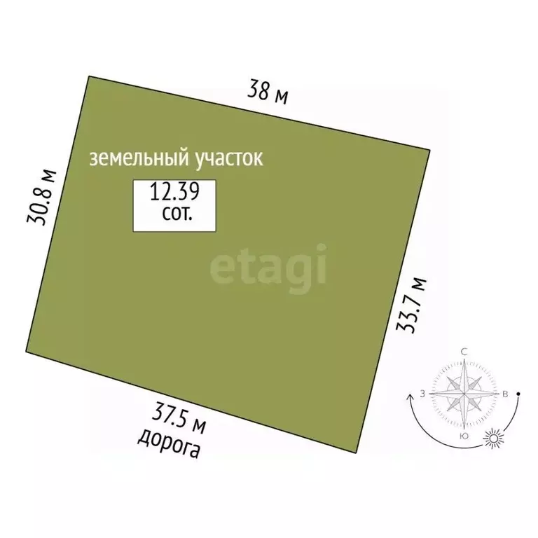 Участок в Костромская область, Костромской район, Шунгенское с/пос, с. ... - Фото 2