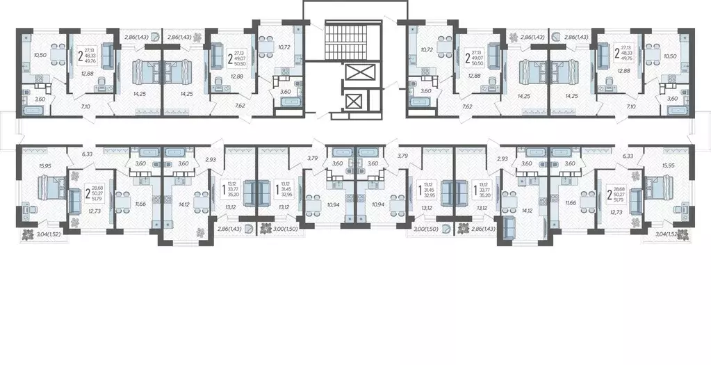 1-к кв. Краснодарский край, Краснодар Смородина жилой комплекс (35.2 ... - Фото 2