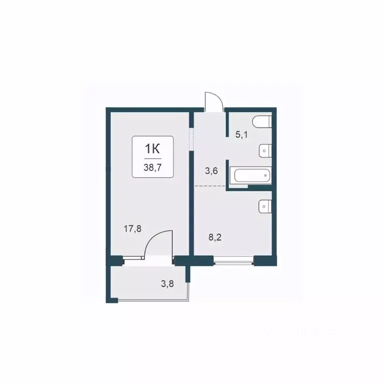 1-к кв. Новосибирская область, Новосибирск ул. Сибиряков-Гвардейцев, ... - Фото 1