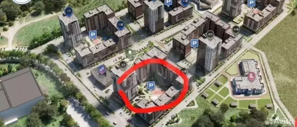 Машиноместо, 14 м - Фото 0