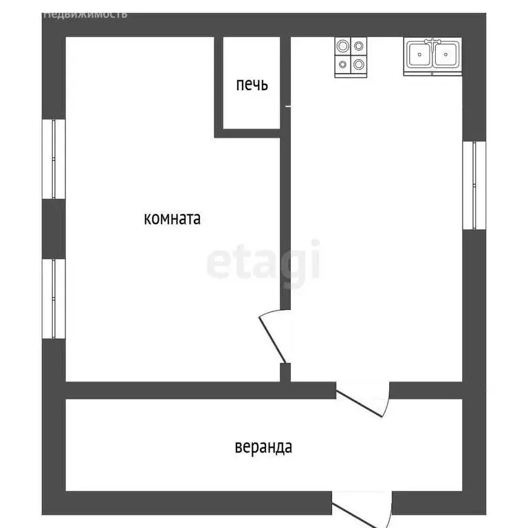 Дом в Тюмень, территория СОСН Тура, Липовая улица (55 м) - Фото 0