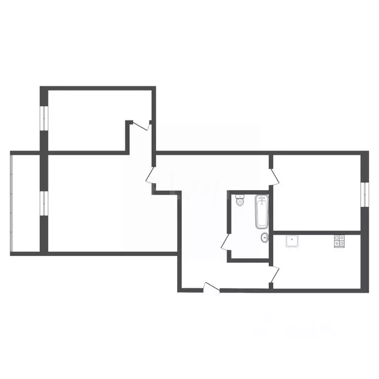 3-к кв. Тульская область, Ясногорск ул. Гайдара, 7 (57.5 м) - Фото 1
