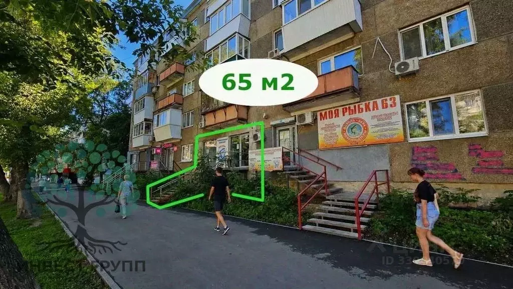 Торговая площадь в Самарская область, Самара ул. Мичурина, 139 (65 м) - Фото 1