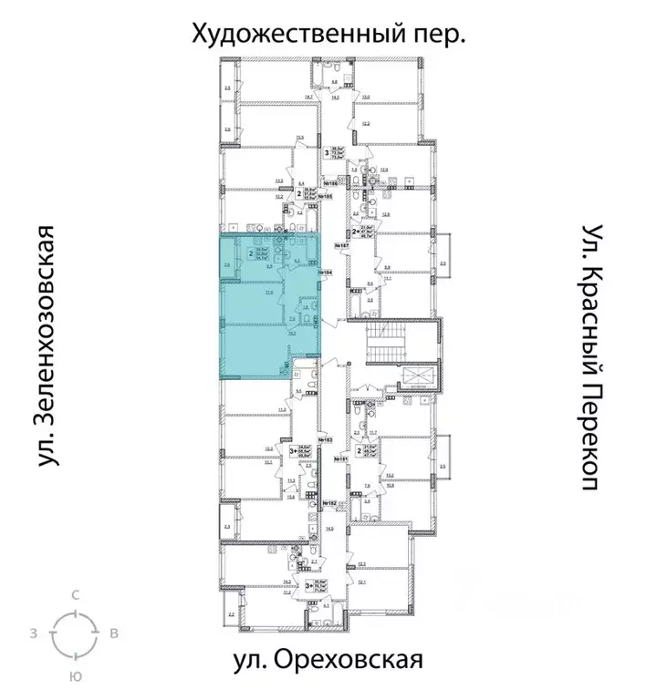 2-к кв. Нижегородская область, Нижний Новгород Смородина жилой ... - Фото 2