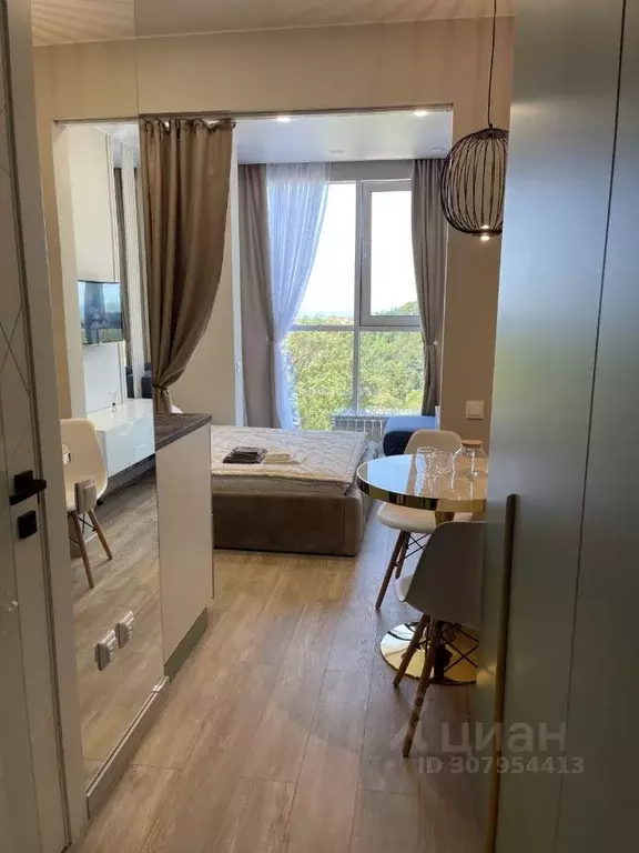 Студия Краснодарский край, Сочи Бытха мкр, ул. Ясногорская, 16/8к1 ... - Фото 1