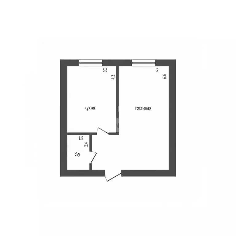 1-к кв. Дагестан, Дербент ул. Сальмана, 89К (45.0 м) - Фото 2