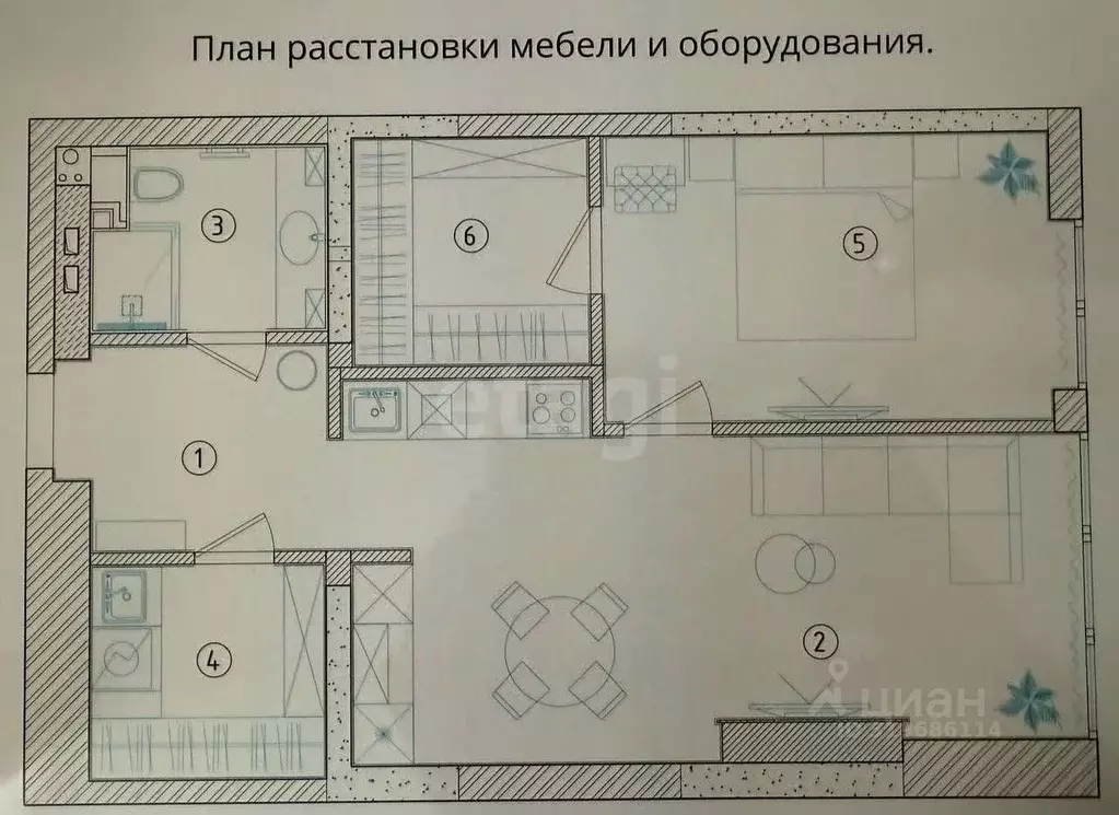 2-к кв. Ростовская область, Ростов-на-Дону ул. Максима Горького, 120 ... - Фото 1
