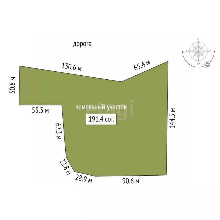 Участок в Крым, Симферопольский район, Перовское с/пос, с. Ключи  ... - Фото 2