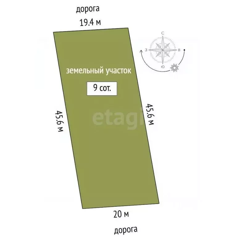 Участок в Тюменская область, Тюменский муниципальный округ, д. Ушакова ... - Фото 2