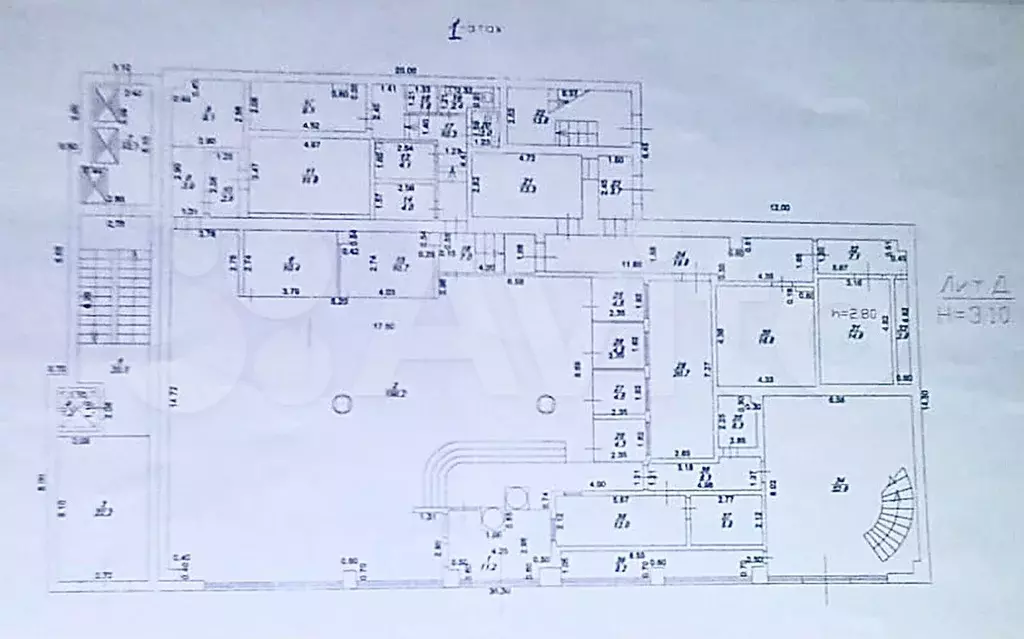 Помещение на 1 линии 1350м2 - Фото 0
