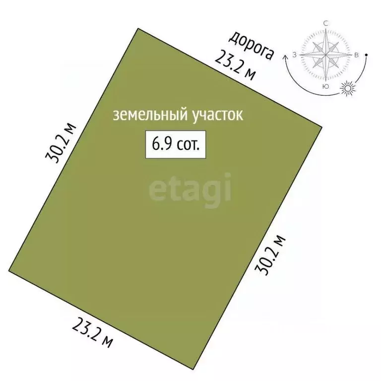 Участок в Мордовия, Лямбирский район, Берсеневское с/пос, Альтерра кп  ... - Фото 2