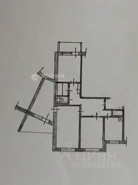 4-к кв. Чувашия, Чебоксары ул. Лебедева, 9 (78.2 м) - Фото 2