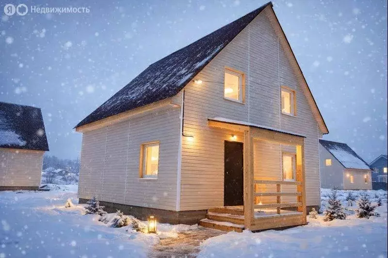 Дом в Пениковское сельское поселение, деревня Лангерево (110 м) - Фото 1