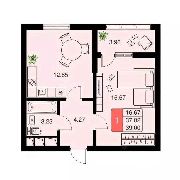 1-к кв. Московская область, Химки Планерная мкр, 11 (39.0 м) - Фото 0