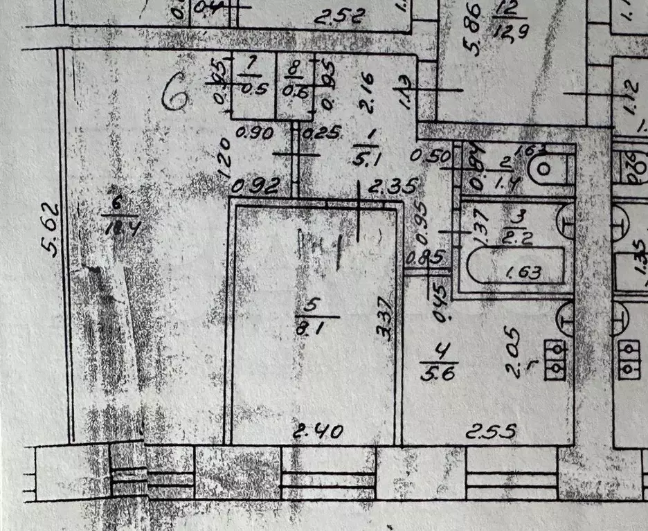 2-к. квартира, 41,9 м, 1/1 эт. - Фото 0