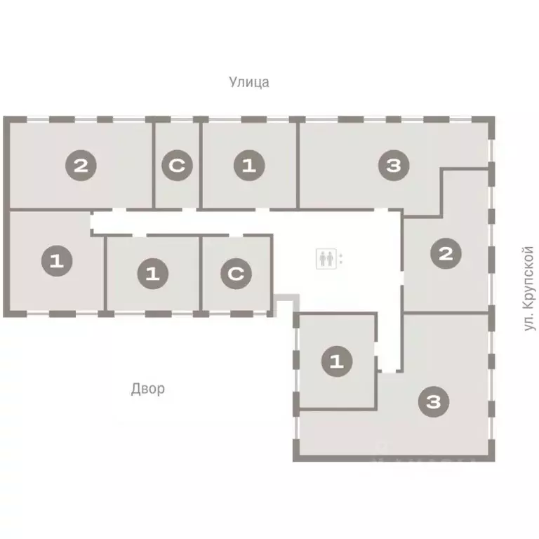 2-к кв. Омская область, Омск ул. Б.Г. Шаронова, 9 (55.65 м) - Фото 1