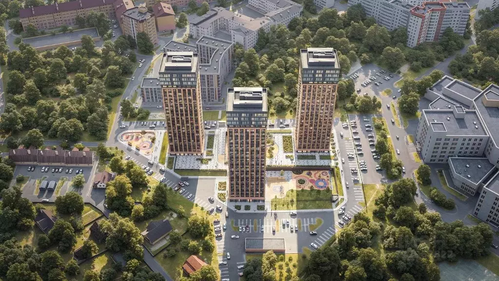 1-к кв. Нижегородская область, Нижний Новгород KM Печерский жилой ... - Фото 2