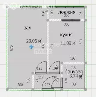 1-комнатная квартира: Липецк, улица Германа Титова, 4/3 (36.4 м) - Фото 1
