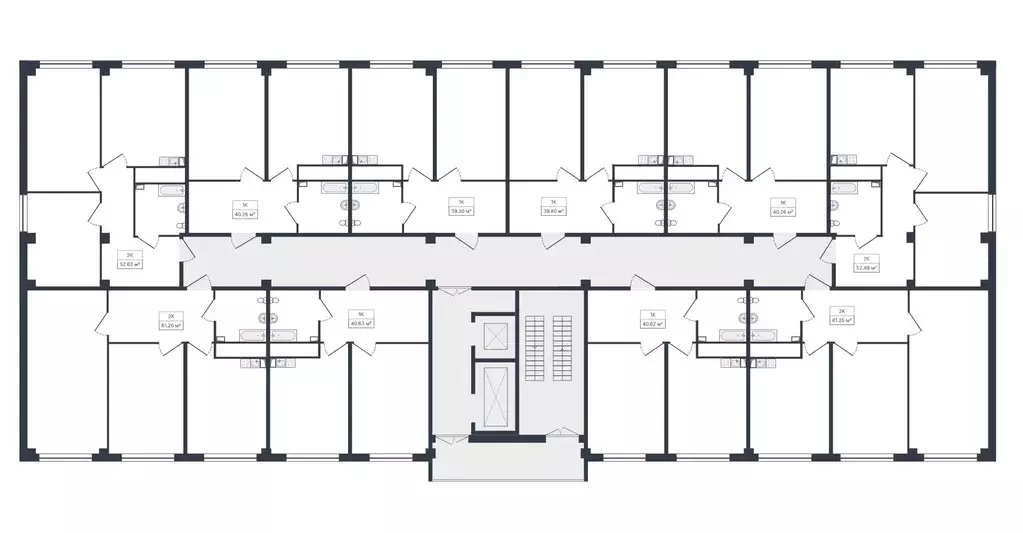 1-к кв. Ставропольский край, Ессентуки ул. Благодатная, 24 (39.3 м) - Фото 2