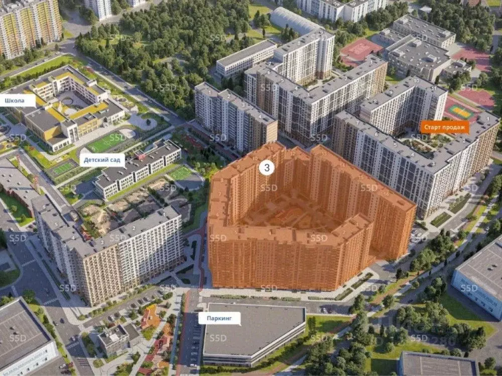 Торговая площадь в Московская область, Химки Подрезково мкр, 1-й ... - Фото 1