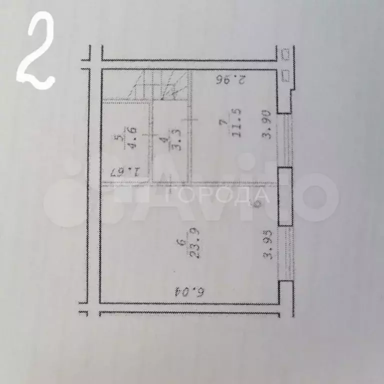 3-к. квартира, 90,4 м, 1/2 эт. - Фото 1