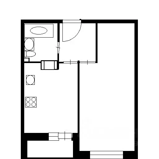 1-к кв. Ленинградская область, Мурино Всеволожский район, ул. ... - Фото 2