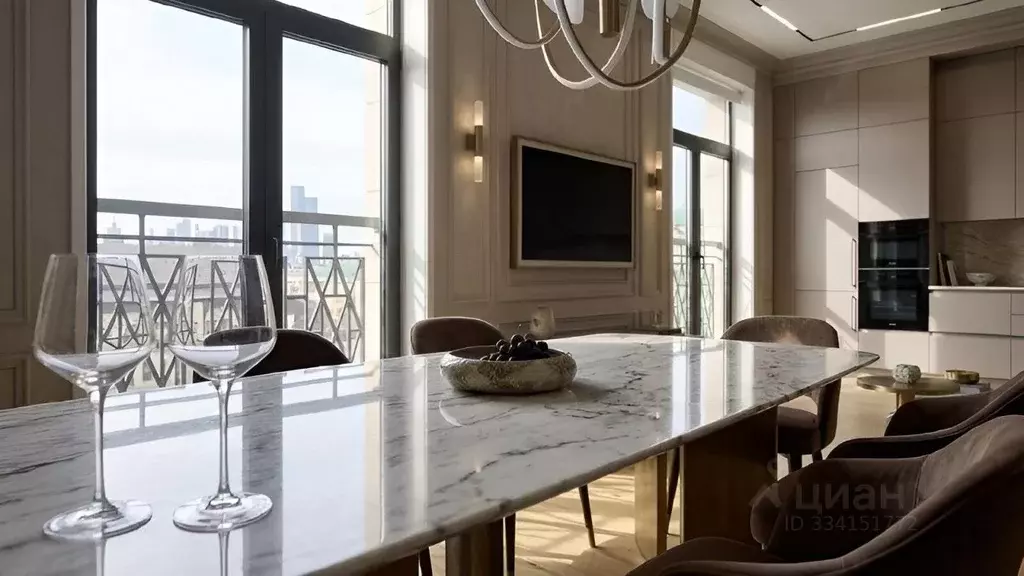 3-к кв. Москва Софийская наб., 34 (83.0 м) - Фото 2