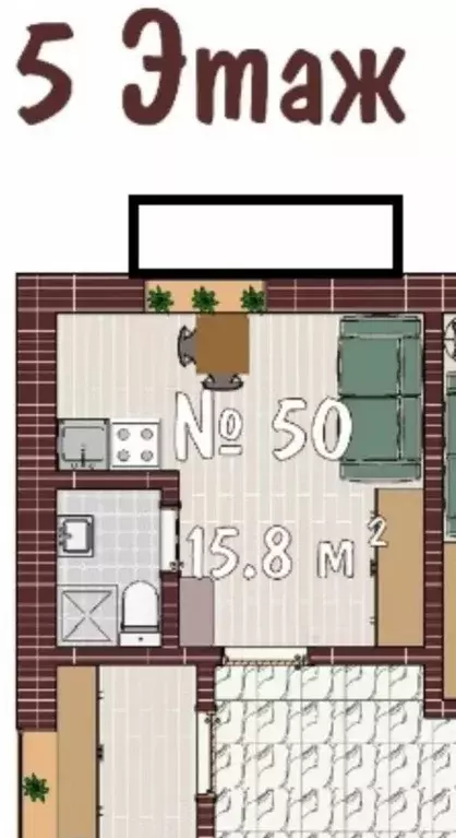 Студия Москва Старообрядческая ул., 32 (15.8 м) - Фото 1