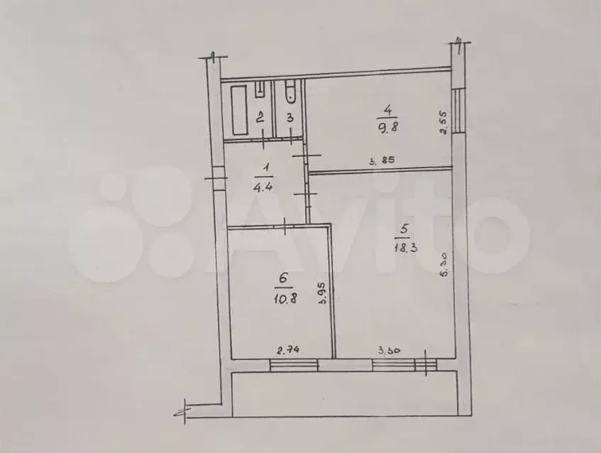 2-к. квартира, 49,7 м, 12/12 эт. - Фото 0